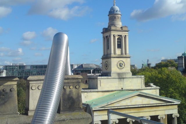 chimney restoration job